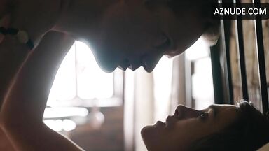 Keira Knightley very sexy foreplay and kisses on her tits
