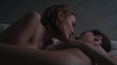 Older lesbian licks a young girl's pussy