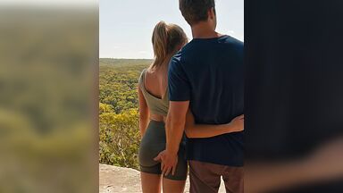 Grabbing Sydney's butt