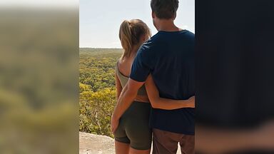 Grabbing Sydney's butt