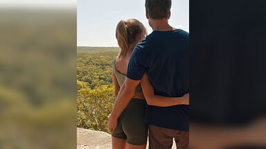 Grabbing Sydney's butt