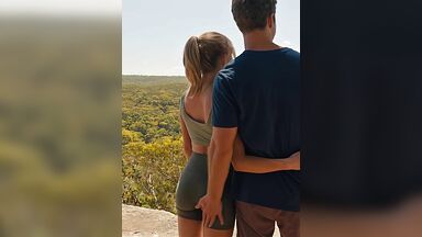 Grabbing Sydney's butt