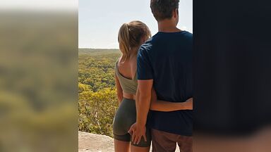 Grabbing Sydney's butt
