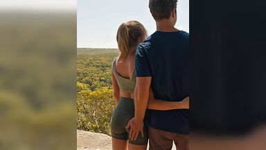 Grabbing Sydney's butt