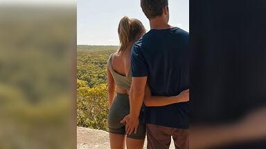 Grabbing Sydney's butt