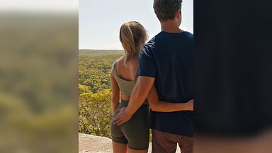 Grabbing Sydney's butt