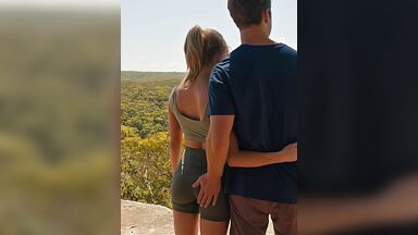 Grabbing Sydney's butt