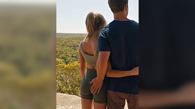 Grabbing Sydney's butt