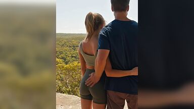 Grabbing Sydney's butt