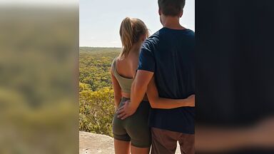 Grabbing Sydney's butt