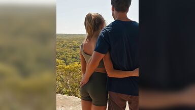 Grabbing Sydney's butt