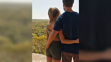 Grabbing Sydney's butt