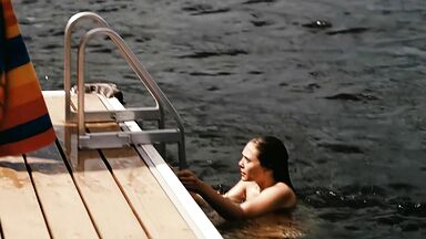 Naked from water