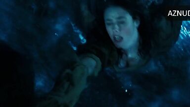 Kaya Scodelario wet in Pirates Of The Caribbean