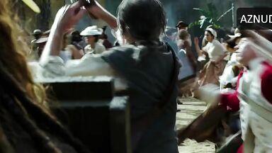 Kaya Scodelario Underwear Scene in Pirates Of The Caribbean- Dead Men Tell No Tales  2
