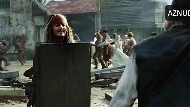Kaya Scodelario Sexy Scene in Pirates Of The Caribbean- Dead Men Tell No Tales