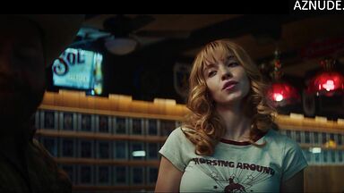 Sydney Sweeney cute scene in Americana