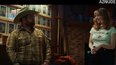 Sydney Sweeney cute scene in Americana