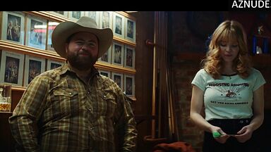 Sydney Sweeney cute scene in Americana