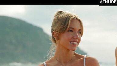 Sydney Sweeney and Hadley Robinson in Bikini in Anyone But You