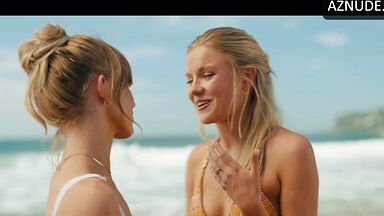 Sydney Sweeney and Hadley Robinson in Bikini in Anyone But You