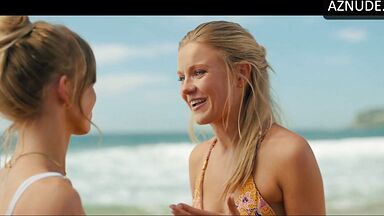 Sydney Sweeney and Hadley Robinson in Bikini in Anyone But You