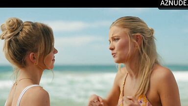 Sydney Sweeney and Hadley Robinson in Bikini in Anyone But You