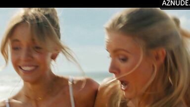 Sydney Sweeney and Hadley Robinson in Bikini in Anyone But You