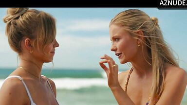 Sydney Sweeney and Hadley Robinson in Bikini in Anyone But You