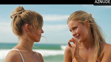 Sydney Sweeney and Hadley Robinson in Bikini in Anyone But You