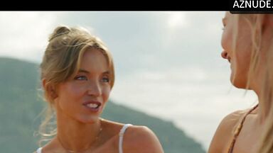 Sydney Sweeney and Hadley Robinson in Bikini in Anyone But You