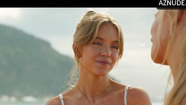 Sydney Sweeney and Hadley Robinson in Bikini in Anyone But You