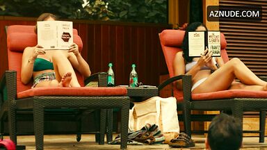 Alexandra Daddario, Brittany O'Grady and Sydney Bikini Scene in The White Lotus