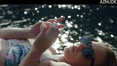 Otmara Marrero and Sydney Sweeney Bikini in Clementine