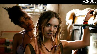 Cameron Richardson, Joi Liaye and Sydney Sweeney Bikini Scene in Dead Ant