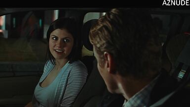 Sexy girl in car